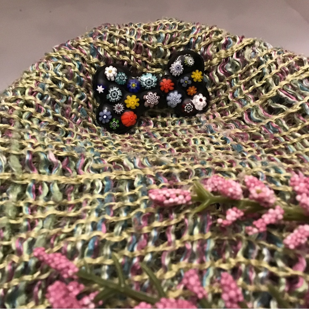 Millefiori Brooch